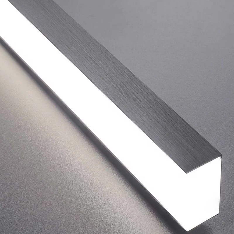 Pendant Light Long Strip Linear Dimmable LED, Black
