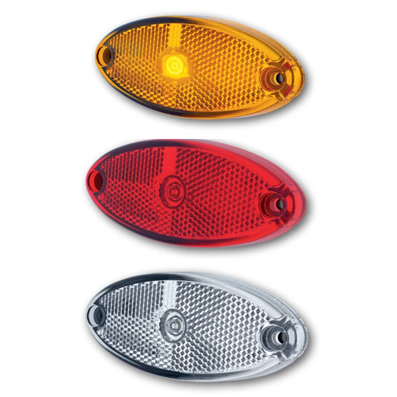 Fristom Ovale LED-Begrenzungsleuchte im Anhängerstil mit Reflektor