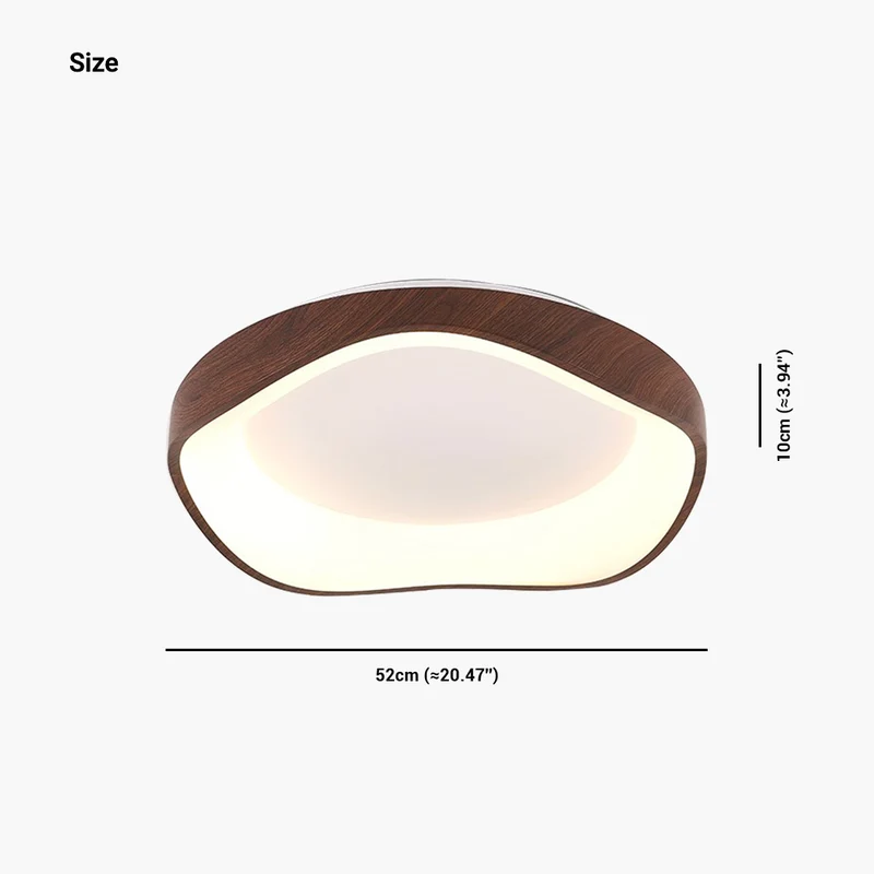 Ceiling Light Flush Mount Modern Unique Wabi-sabi Style