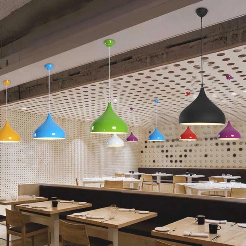 Pendant Light Decorative Nordic Macaron Spinning