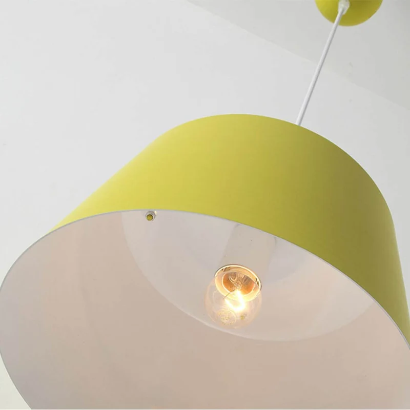 Pendant Light Colorful Macaron Adjustable Height