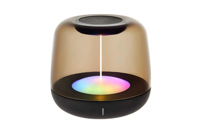 LED-Tischlampe mit Akku 2700K Warmweiß & RGB – Touch-Dimmer, USB-C, IP44, Rauchglas – Stimmungslicht für Innen & Außen - LED's Light