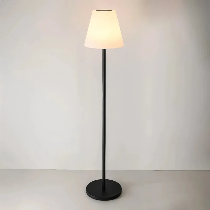 LED-Solar-Stehlampe für Terrasse und Garten, RGB-Farbwechsel