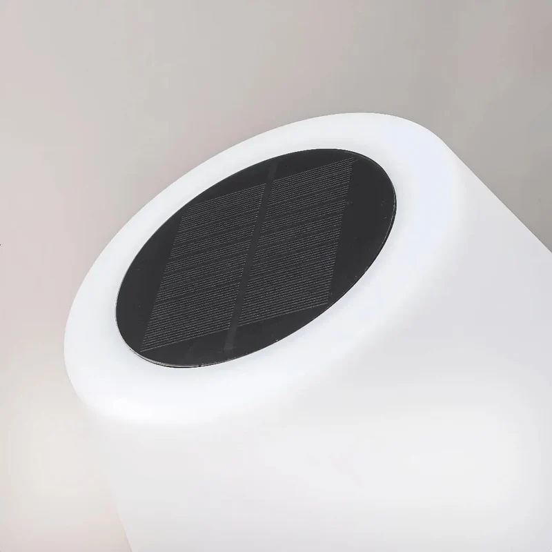 LED-Solar-Stehlampe für Terrasse und Garten, RGB-Farbwechsel