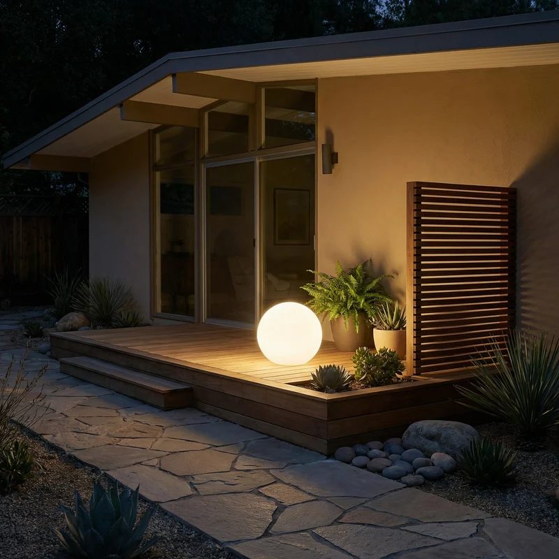 Moderne Solar-Gartenlampe – Arclumis