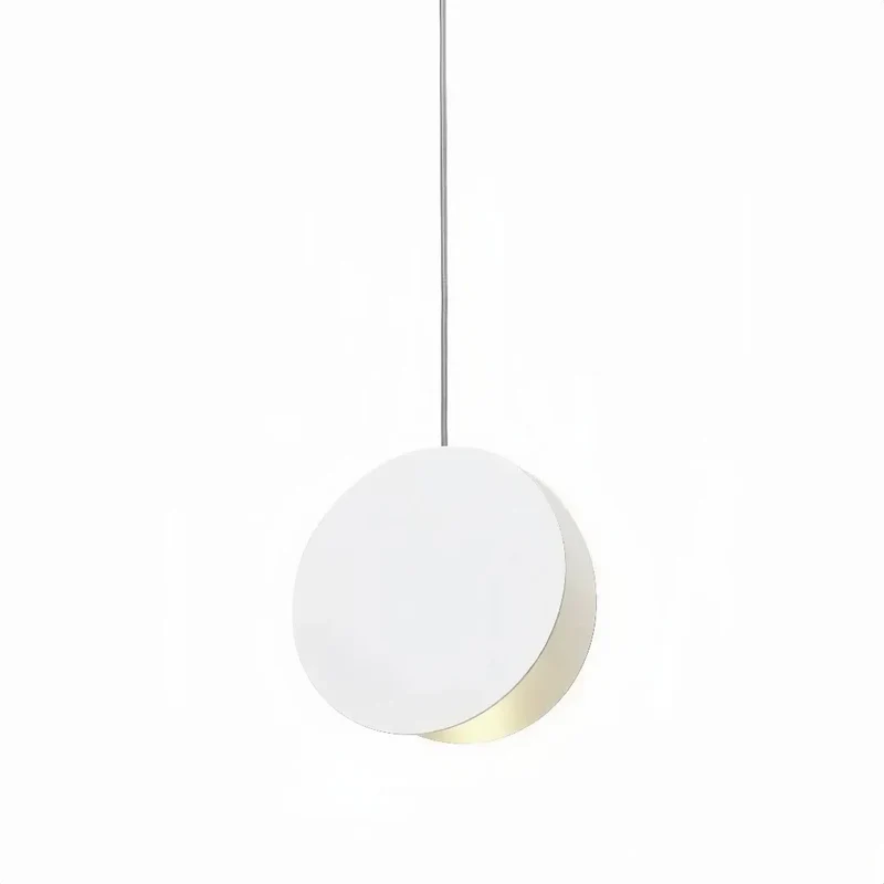 Moderne Einzelne Pendelleuchte aus Metall für Esszimmer, Muschel-Design