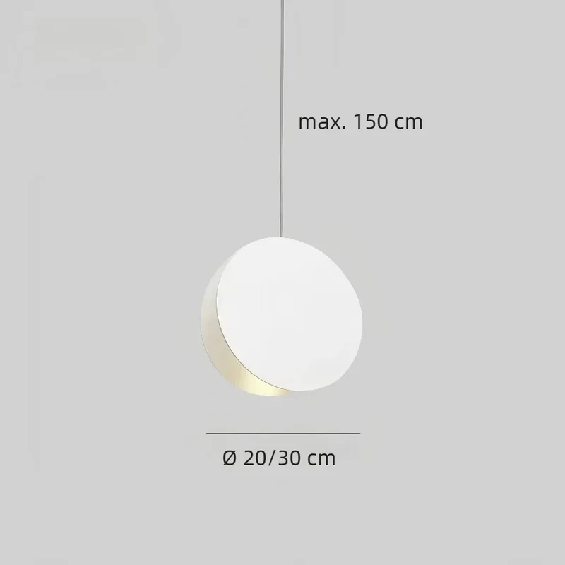 Moderne Einzelne Pendelleuchte aus Metall für Esszimmer, Muschel-Design
