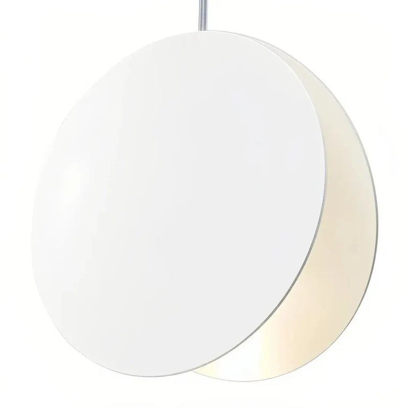 Moderne Einzelne Pendelleuchte aus Metall für Esszimmer, Muschel-Design