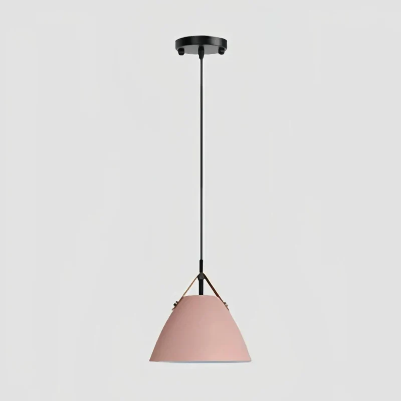 Moderne Pendelleuchte im Macaron-Stil aus Metall für das Esszimmer