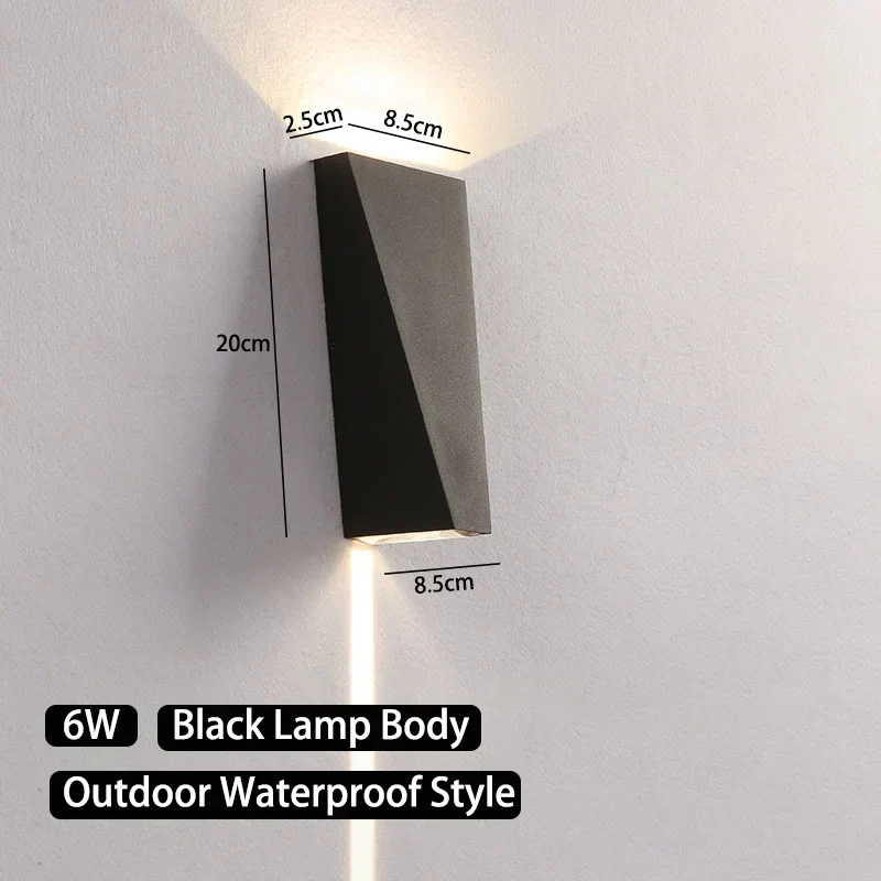 LED Up-Down-Wandleuchte für Innen und Außen – Gifraga