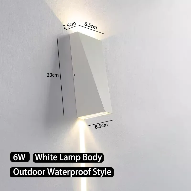 LED Up-Down-Wandleuchte für Innen und Außen – Gifraga