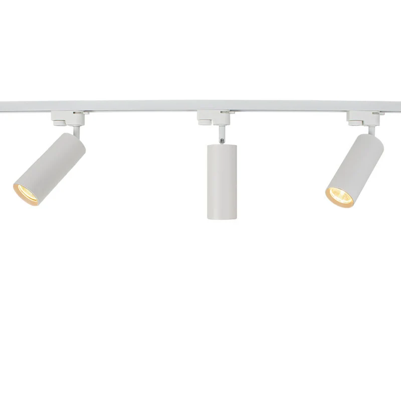 LED 1-Phasen-Schienenstrahler mit GU10-Fassung | Weiß