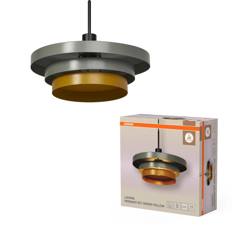 OSRAM DECOR Layers Pendelleuchte Grün, E27