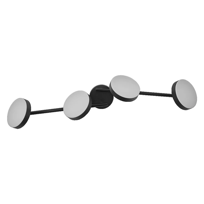 OSRAM DECOR Spot Moon Deckenleuchte schwarz, 4 Spots, 21W