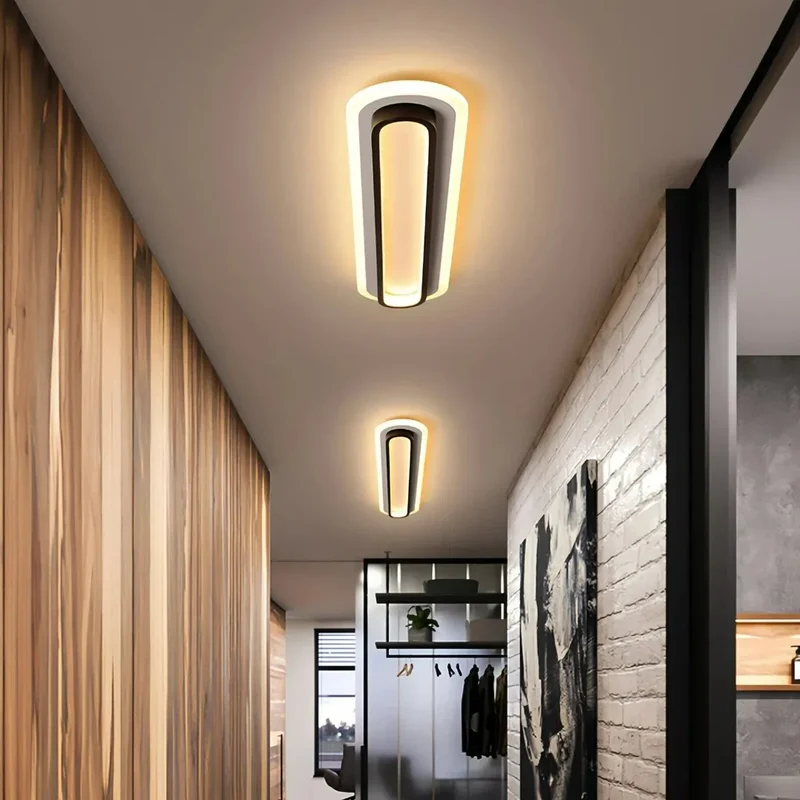 Moderne ovale LED-Deckenleuchte für den Flur