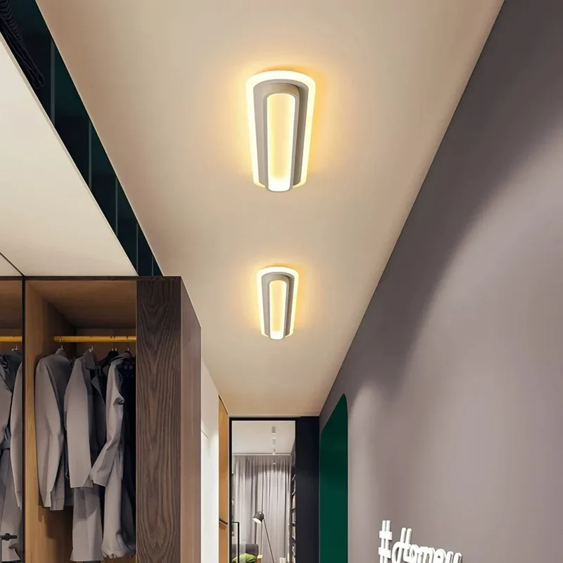 Moderne ovale LED-Deckenleuchte für den Flur