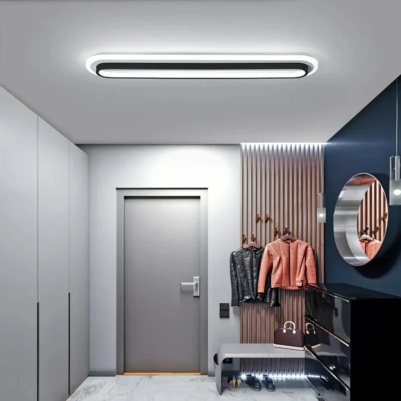 Moderne ovale LED-Deckenleuchte für den Flur