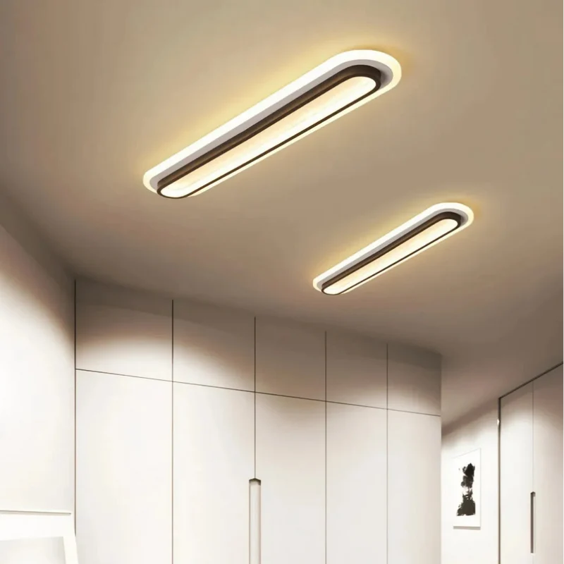 Moderne ovale LED-Deckenleuchte für den Flur