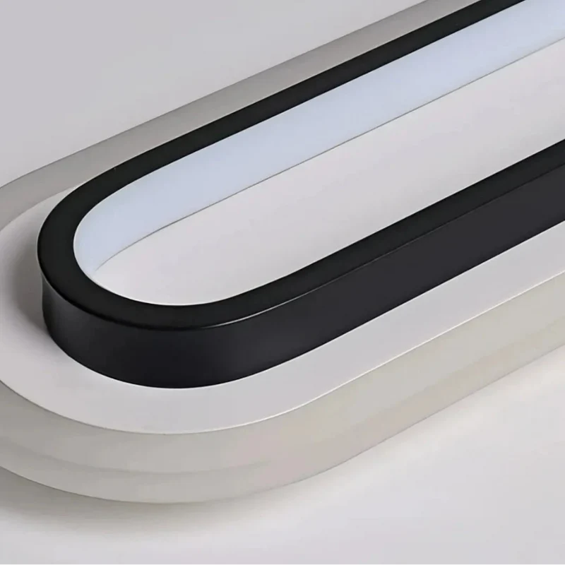 Moderne ovale LED-Deckenleuchte für den Flur
