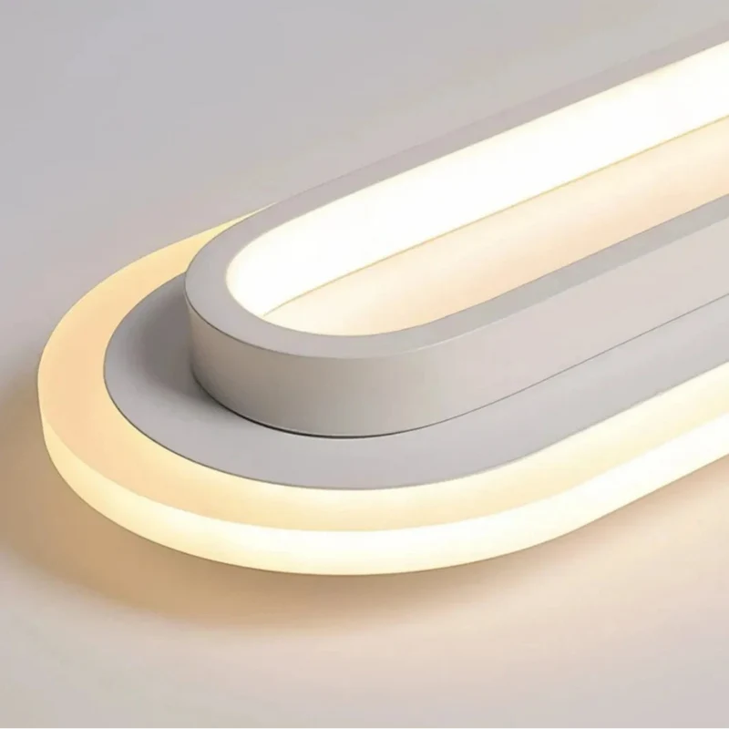 Moderne ovale LED-Deckenleuchte für den Flur