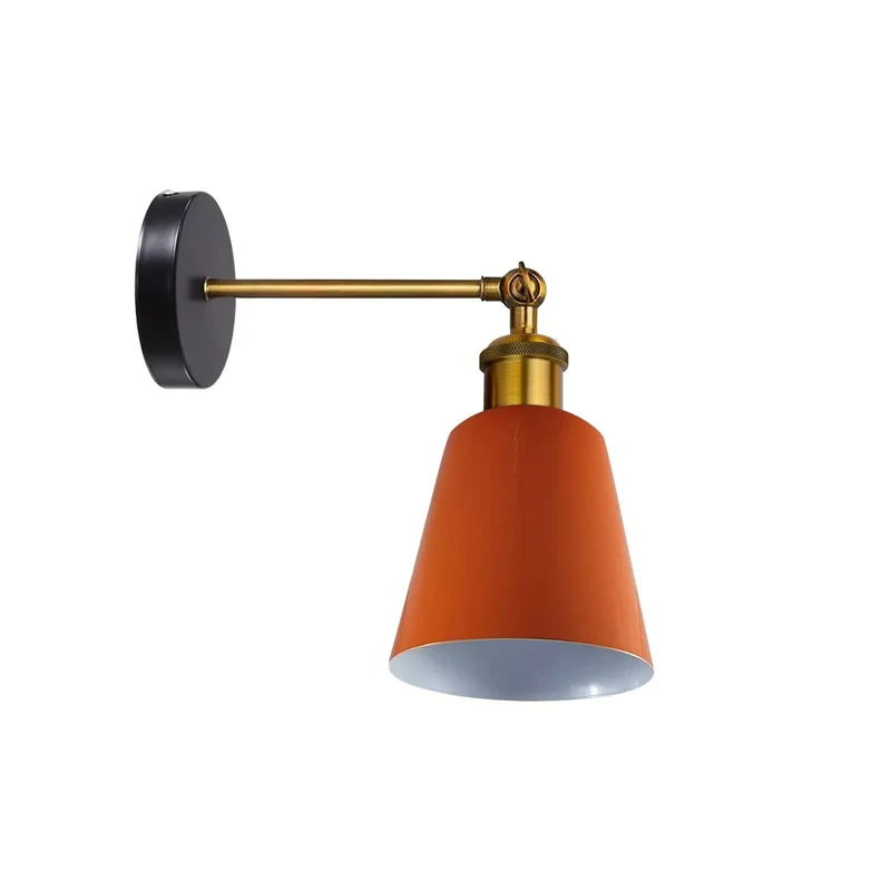 Wandlampe Industrial in Glockenform, schwenkbar E27 ~3382