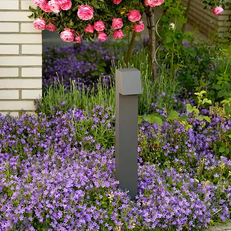 Moderne LED Pollerleuchte für den Außenbereich, IP65