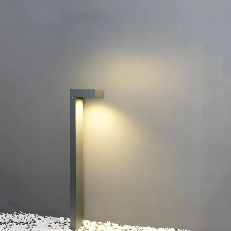Moderne LED-Pollerleuchte für Garten und Außenbereich, IP65