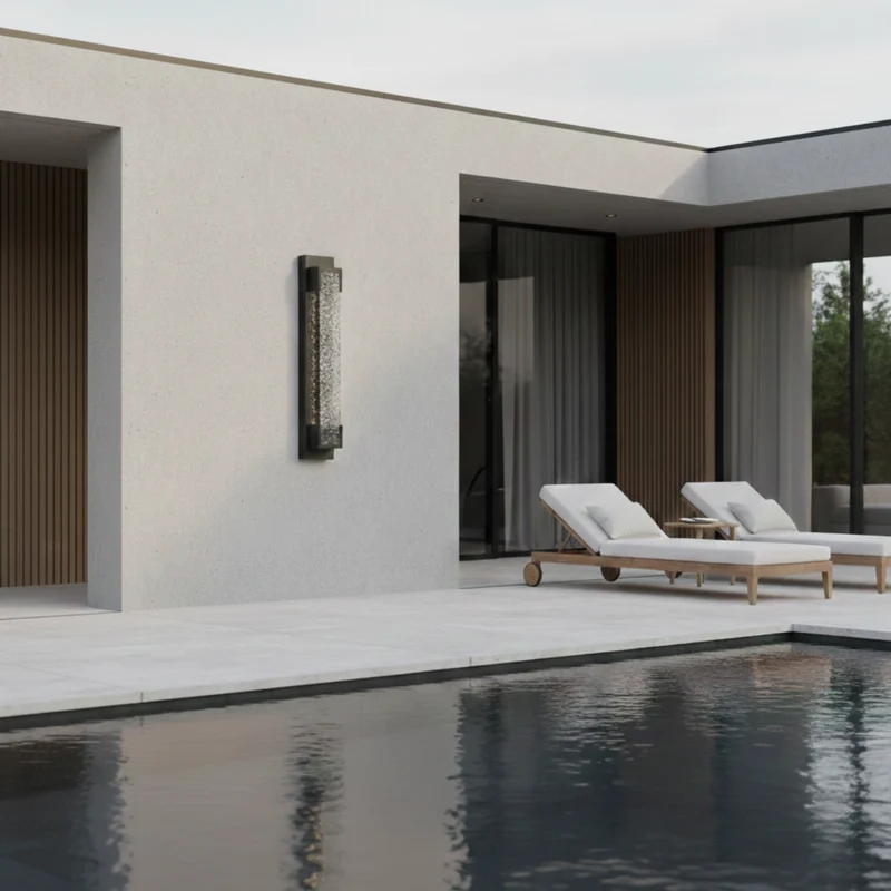 Moderne Außenwandleuchte IP65 für Garten oder Balkon – Séléné
