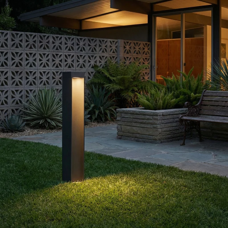 Elegante LED-Stehleuchte für Außenwege – Vesperine
