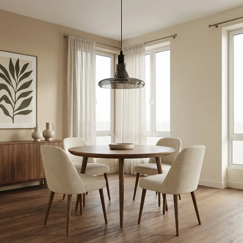 Moderne LED-Hängeleuchte aus Glas und Metall – Raplus