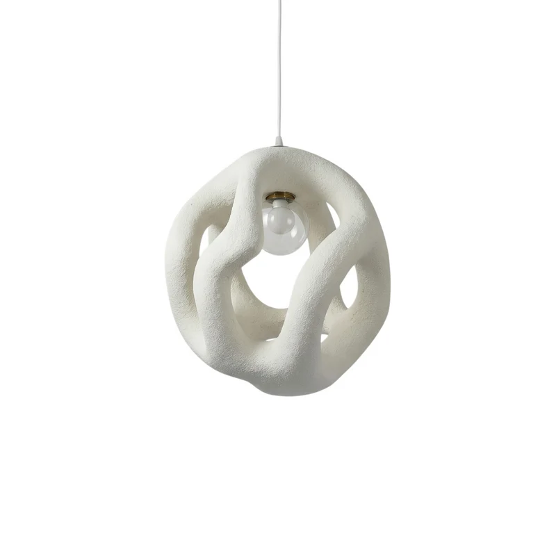 Design-Kronleuchter aus Metall und Polymer mit LED – Ariana