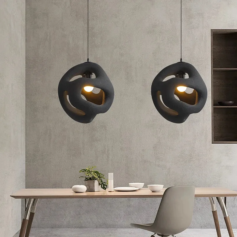 Design-Kronleuchter aus Metall und Polymer mit LED – Ariana