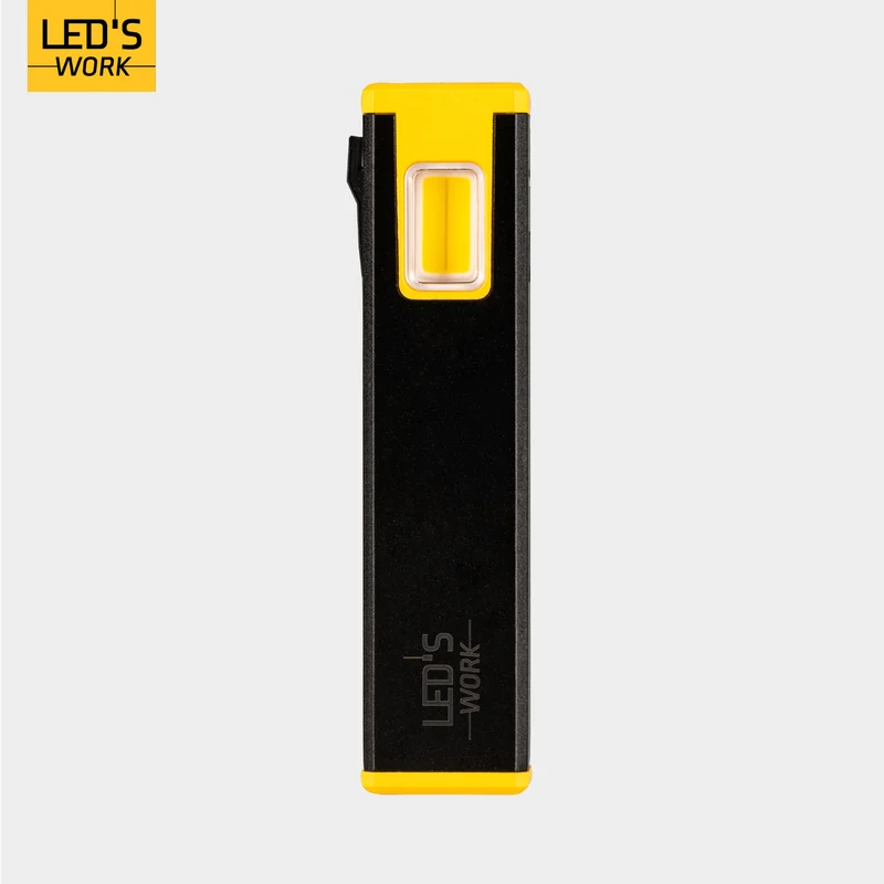 Akku Handlampe LED 300 Lumen - 5000 K, USB-C, Magnet-Clip, 3 Lichtmodi - LED's Work
