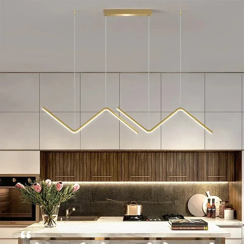 LED Pendelleuchte aus Aluminium, dimmbar – Khira