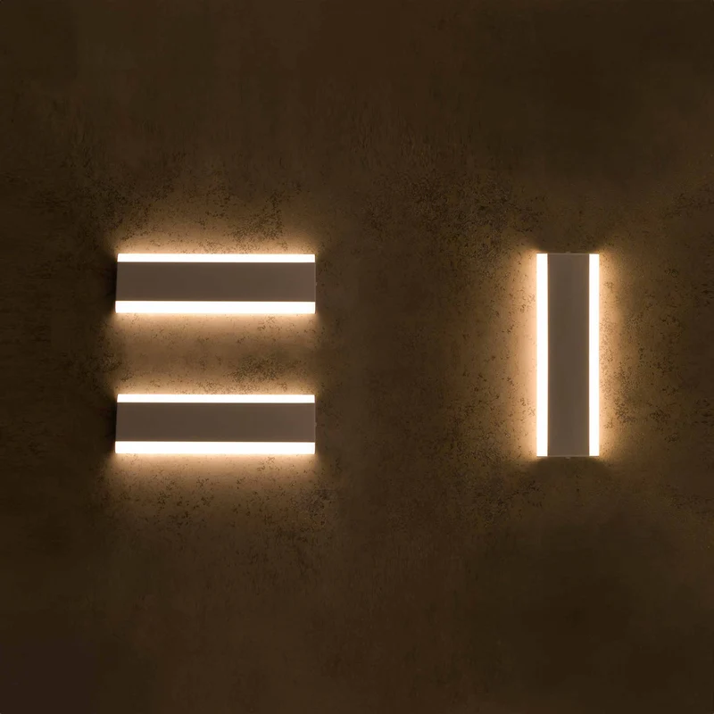 Aluminium Wall Lamp LINES by Hi.Project for Brillamenti