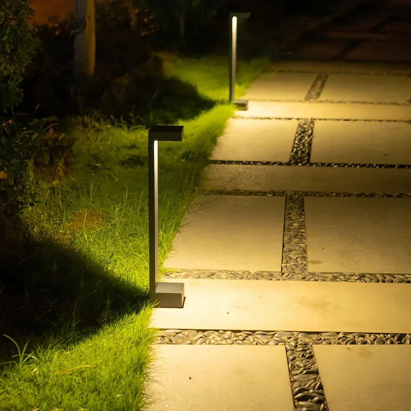 Moderne LED-Wegeleuchte für den Garten, IP65