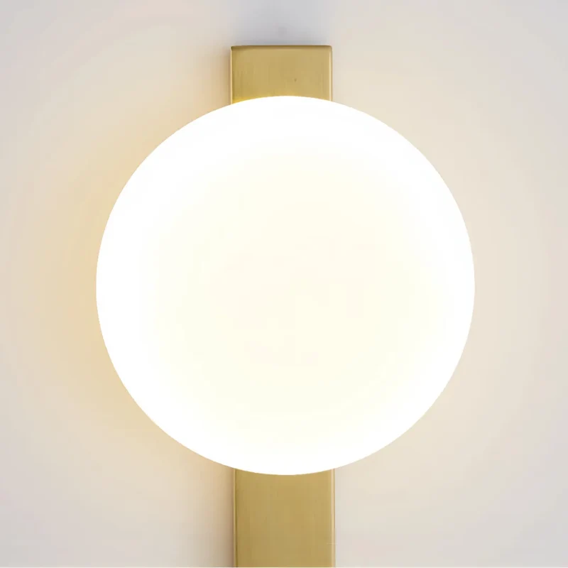 Moderne Außenwandleuchte in Kugelform IP65