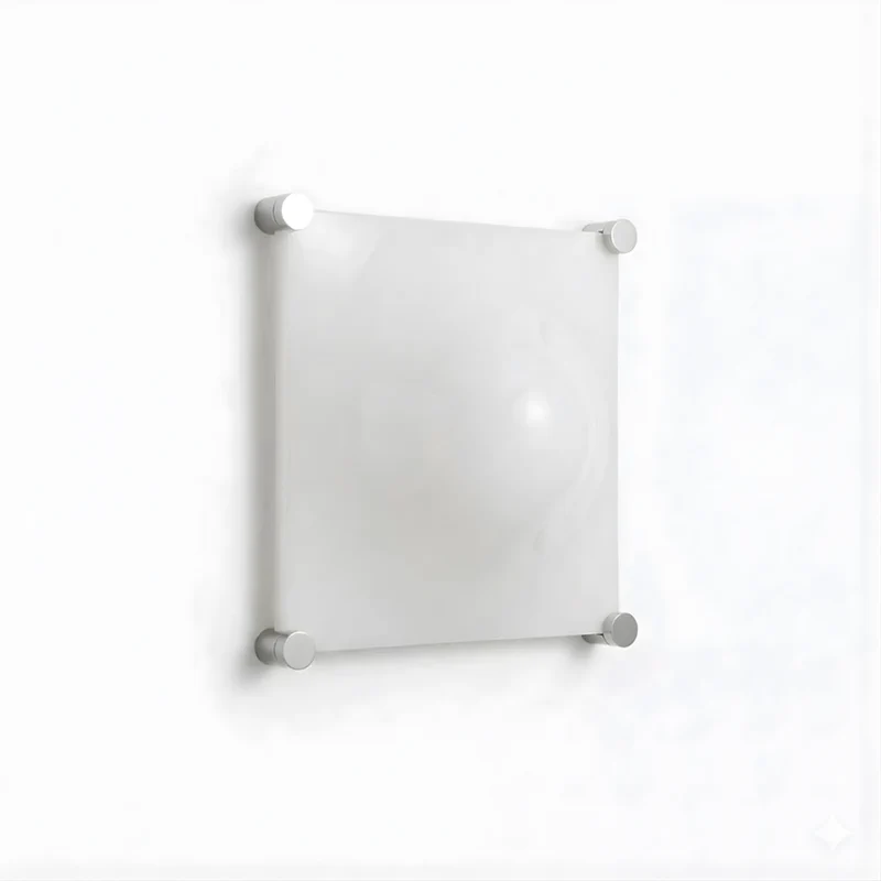 Weiße Acryl-Wandleuchte für Schlafzimmer – Belisara