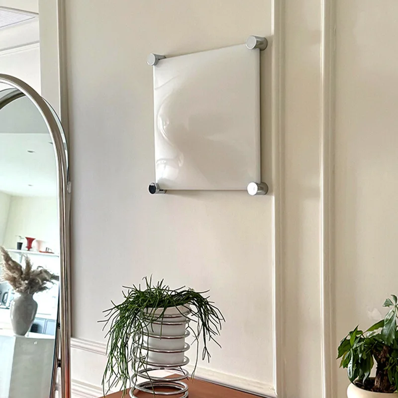 Weiße Acryl-Wandleuchte für Schlafzimmer – Belisara