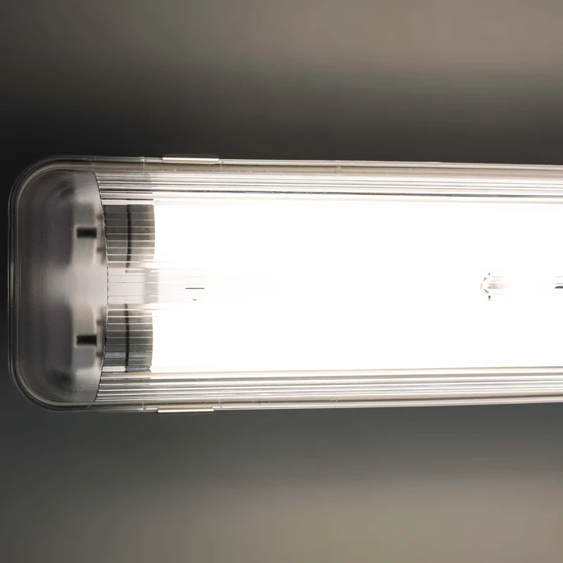 Feuchtraumleuchte mit LED-Röhren 150 cm 2x 20,5W neutralweiß IP65 G13 - LED's Light