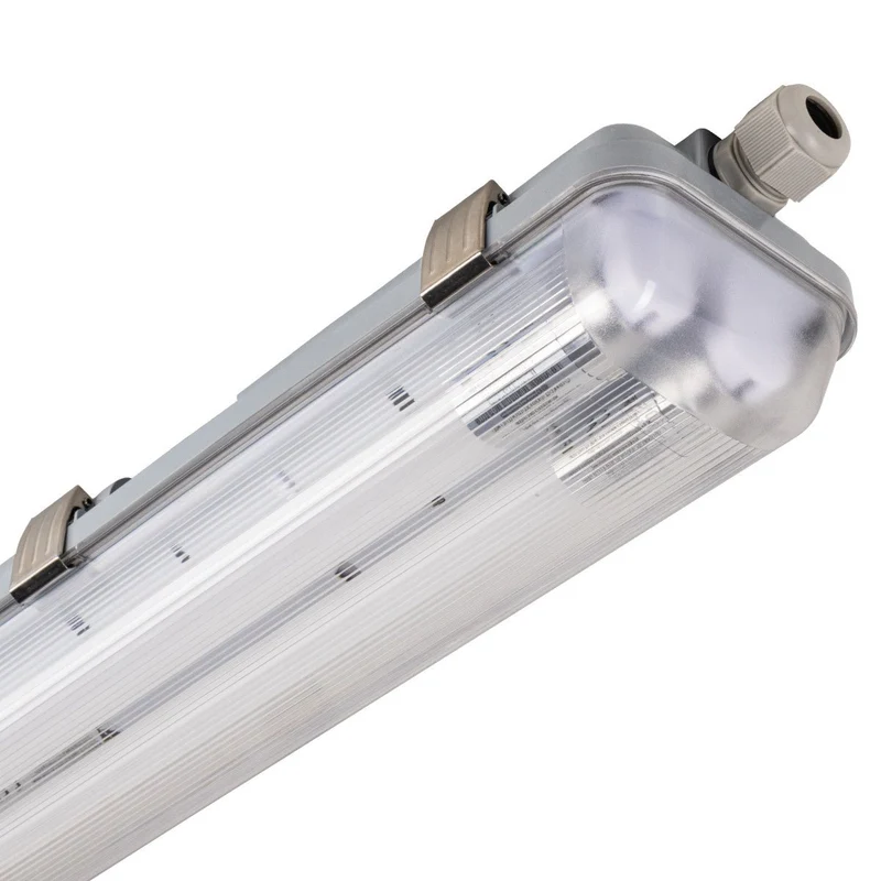 Feuchtraum- Wannenleuchte FRWL1.2 L: 1260 mm, 2x14W grau - LED's Light