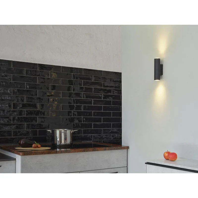 OSRAM DECOR Drums Wall Updown Wandleuchte 2xGU10 Black