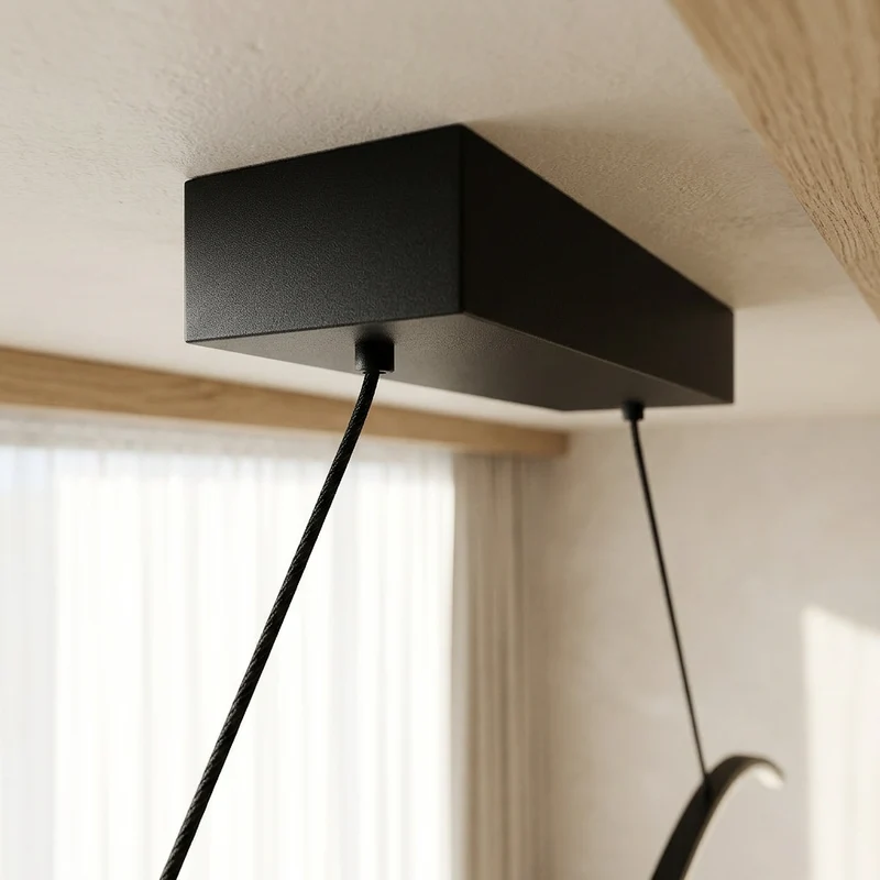 Moderne LED-Hängeleuchte aus minimalistischem Metall – Stévia