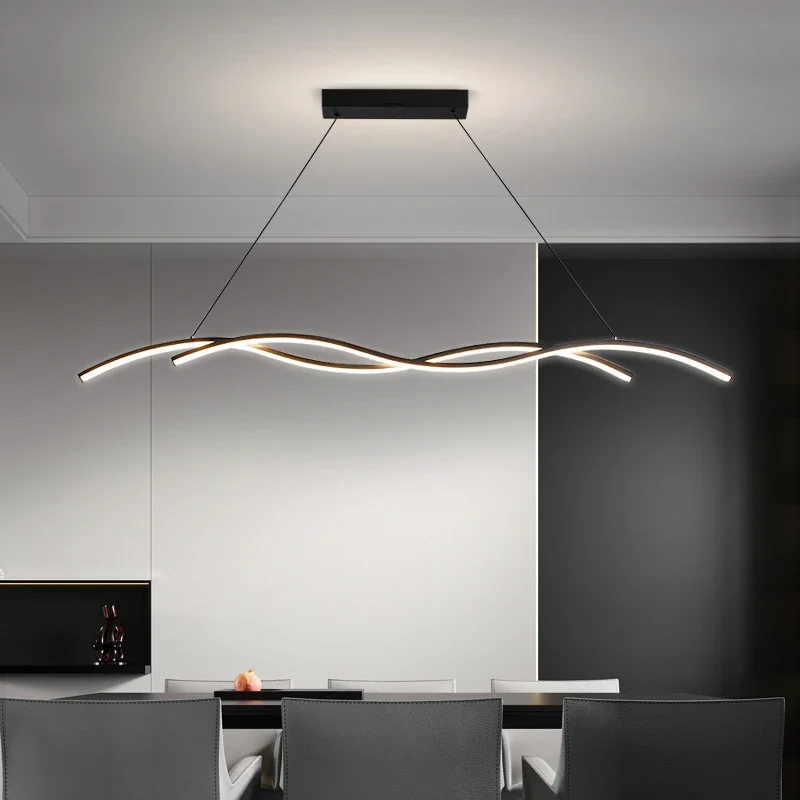 Moderne LED-Hängeleuchte aus minimalistischem Metall – Stévia