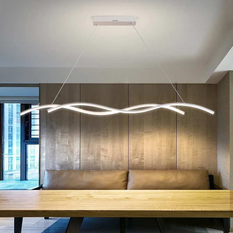 Moderne LED-Hängeleuchte aus minimalistischem Metall – Stévia