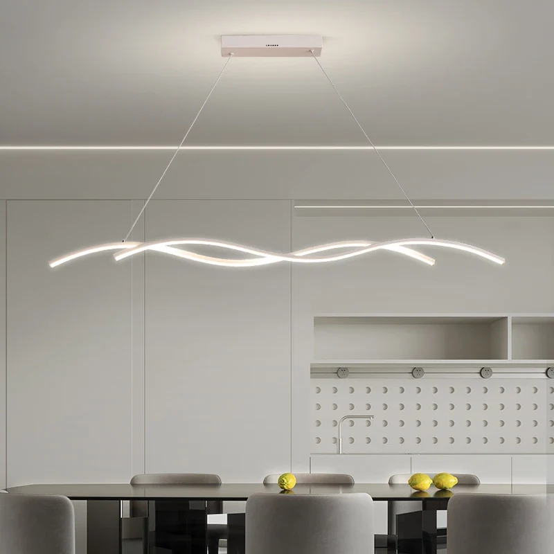 Moderne LED-Hängeleuchte aus minimalistischem Metall – Stévia