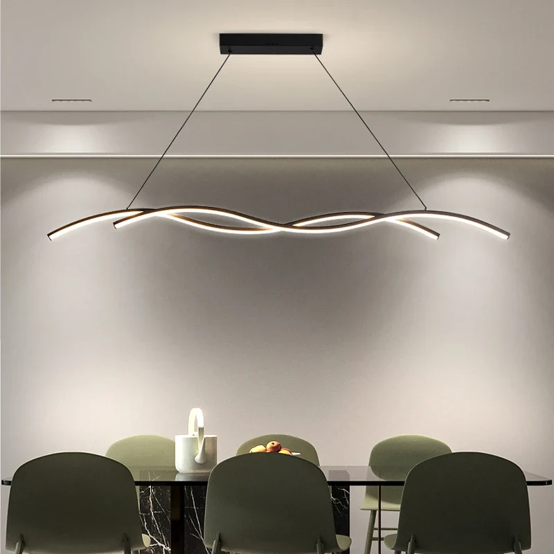 Moderne LED-Hängeleuchte aus minimalistischem Metall – Stévia
