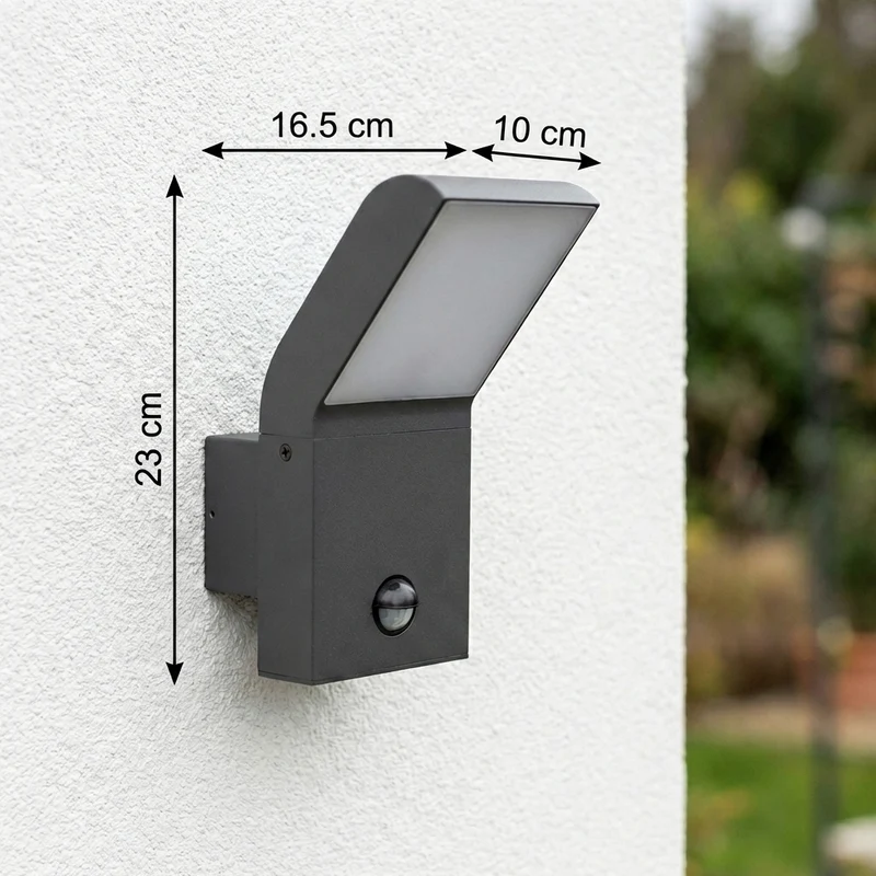 Außenwandleuchte Sensor 12W 4000K | Naturweiß | Singapur
