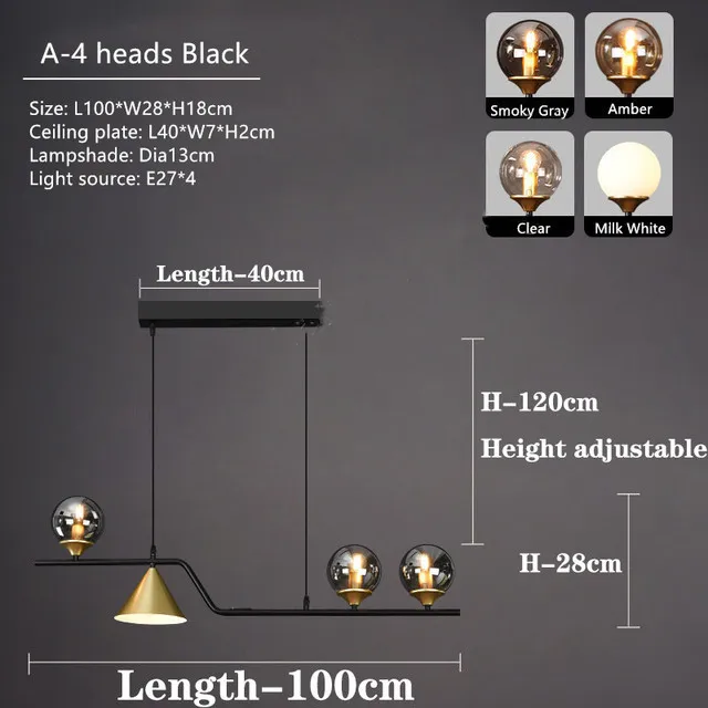 Moderne LED-Deckenleuchte aus Glas und Metall – Stalio