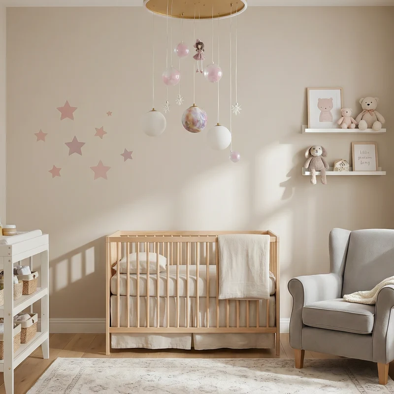 Dimmbare LED-Hängeleuchte für Kinderzimmer mit Himmelsdesign – Dringas